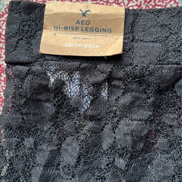 American Eagle Sheer Lace Leggings - Picture 6 of 8